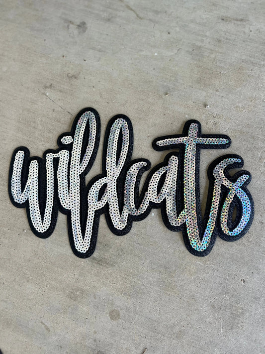 Wildcat Halographic Blk/Siver Sequin brandedbybarta