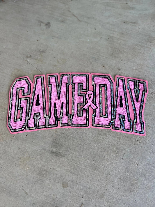 Game Day Pink Breast Cancer Patch brandedbybarta