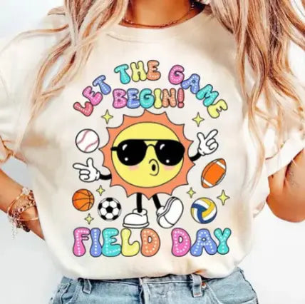 Let The Game Begin - Field Day - Branded By Barta