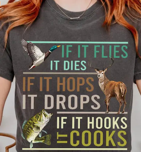 If It Flies, Hops, Hooks - Branded By Barta