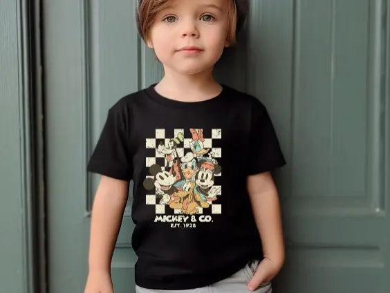 M & Co Checkered Graphic Tee brandedbybarta