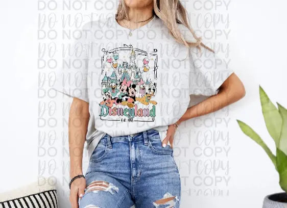 Magical Land Colorful Graphic Tee brandedbybarta