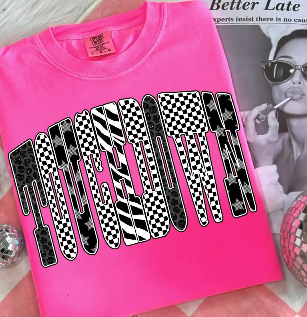 Touchdown Checkered Animal Print brandedbybarta