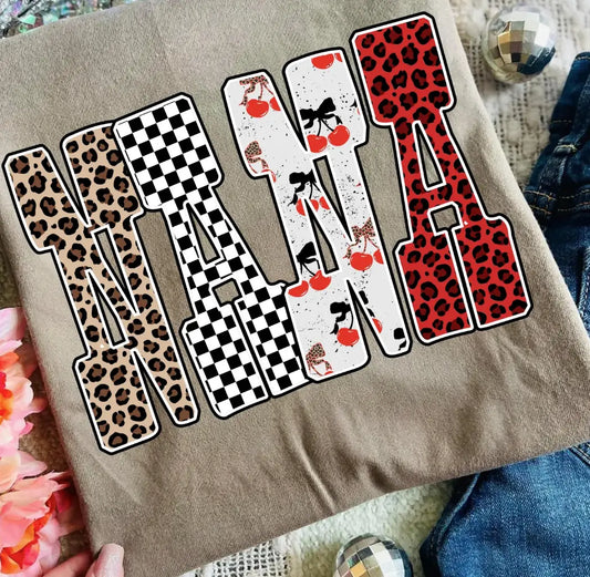 Checkered Cherry Nana brandedbybarta