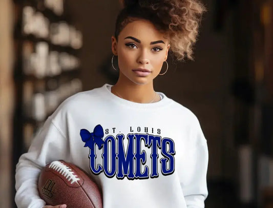 St. Louis Comets Bow Tee brandedbybarta
