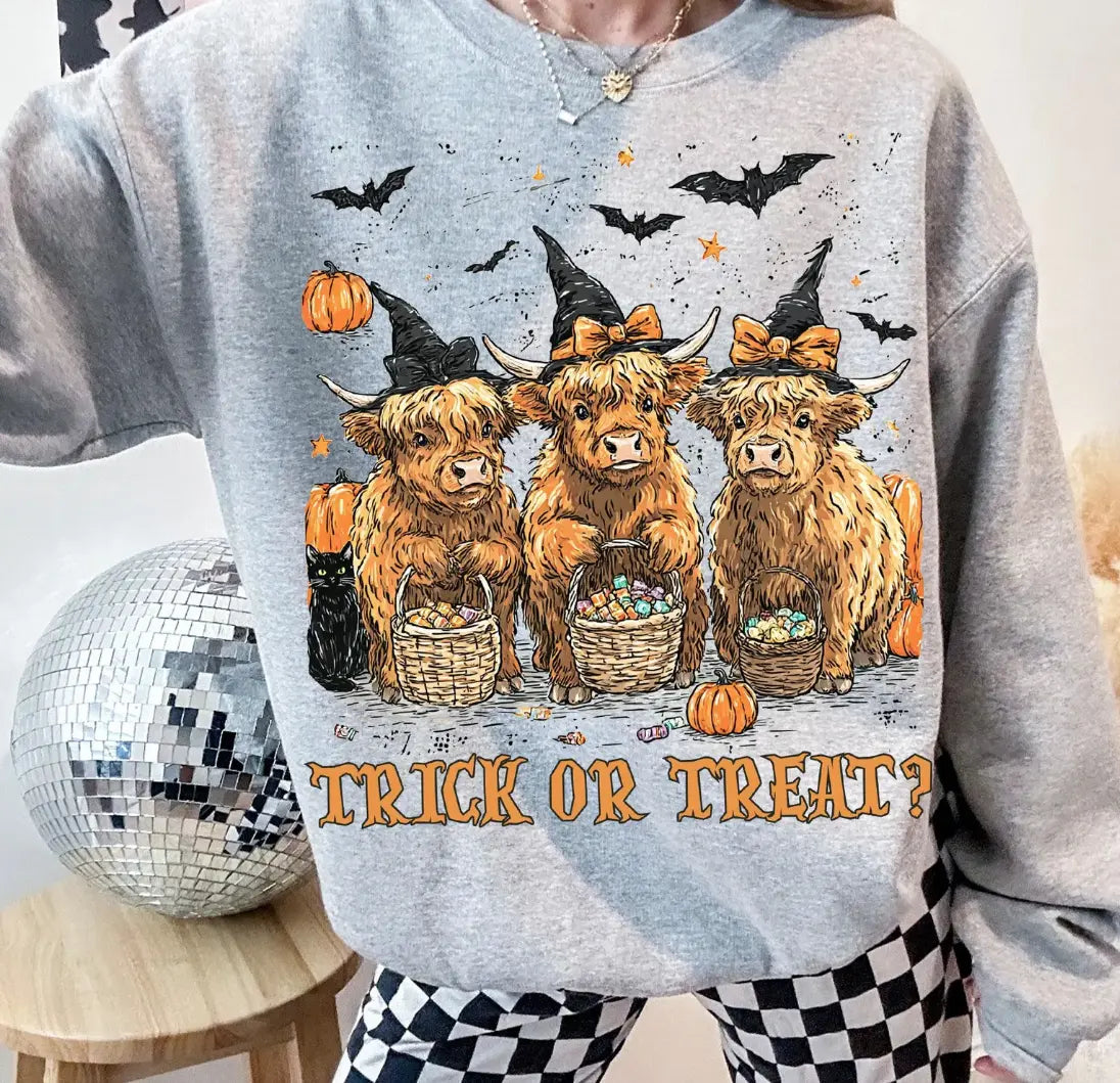 Trick Or Treat Highland Cows Branded By Barta