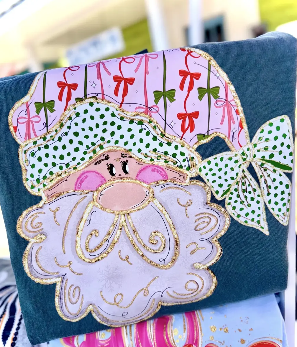 Santa With Bow Hat brandedbybarta