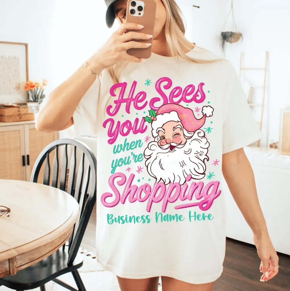 He Sees You When You're Shopping brandedbybarta