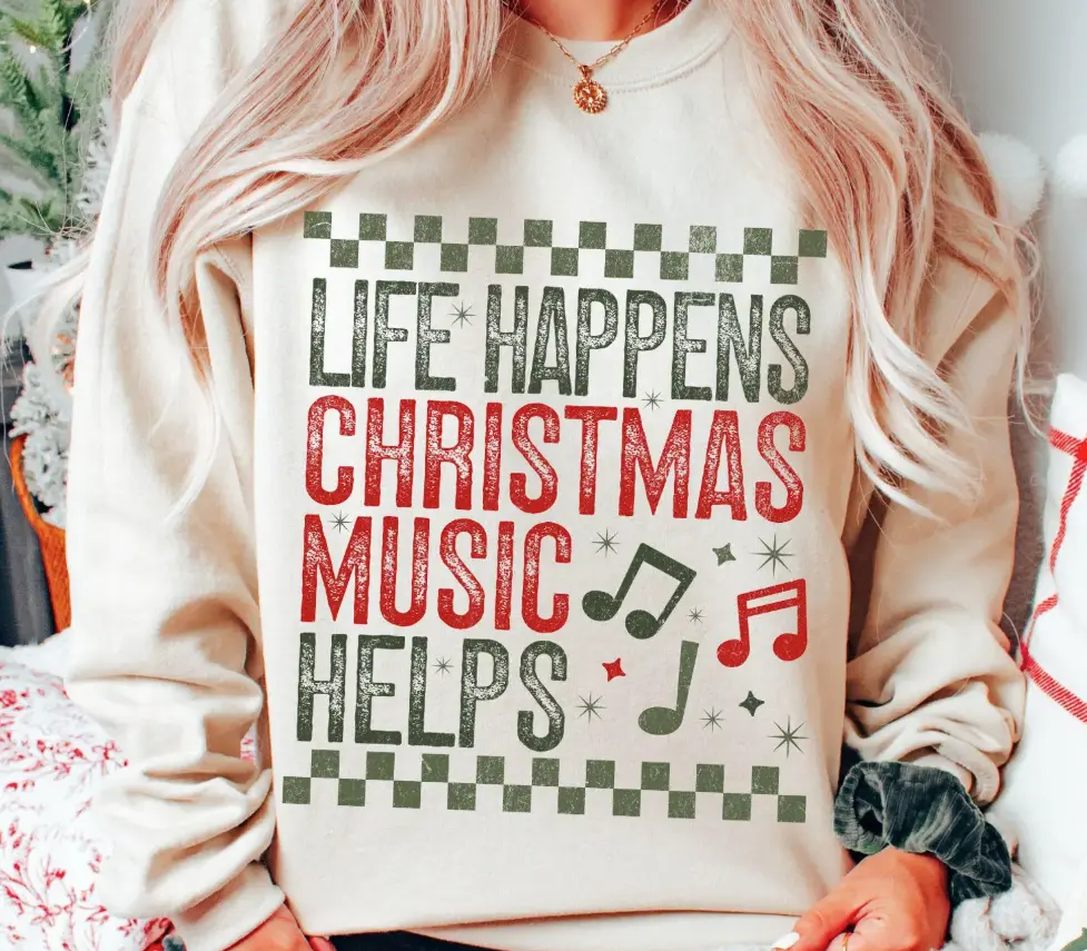 Christmas Music Helps brandedbybarta