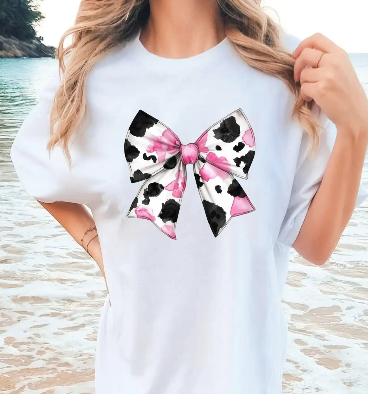 Cow Print Bow brandedbybarta