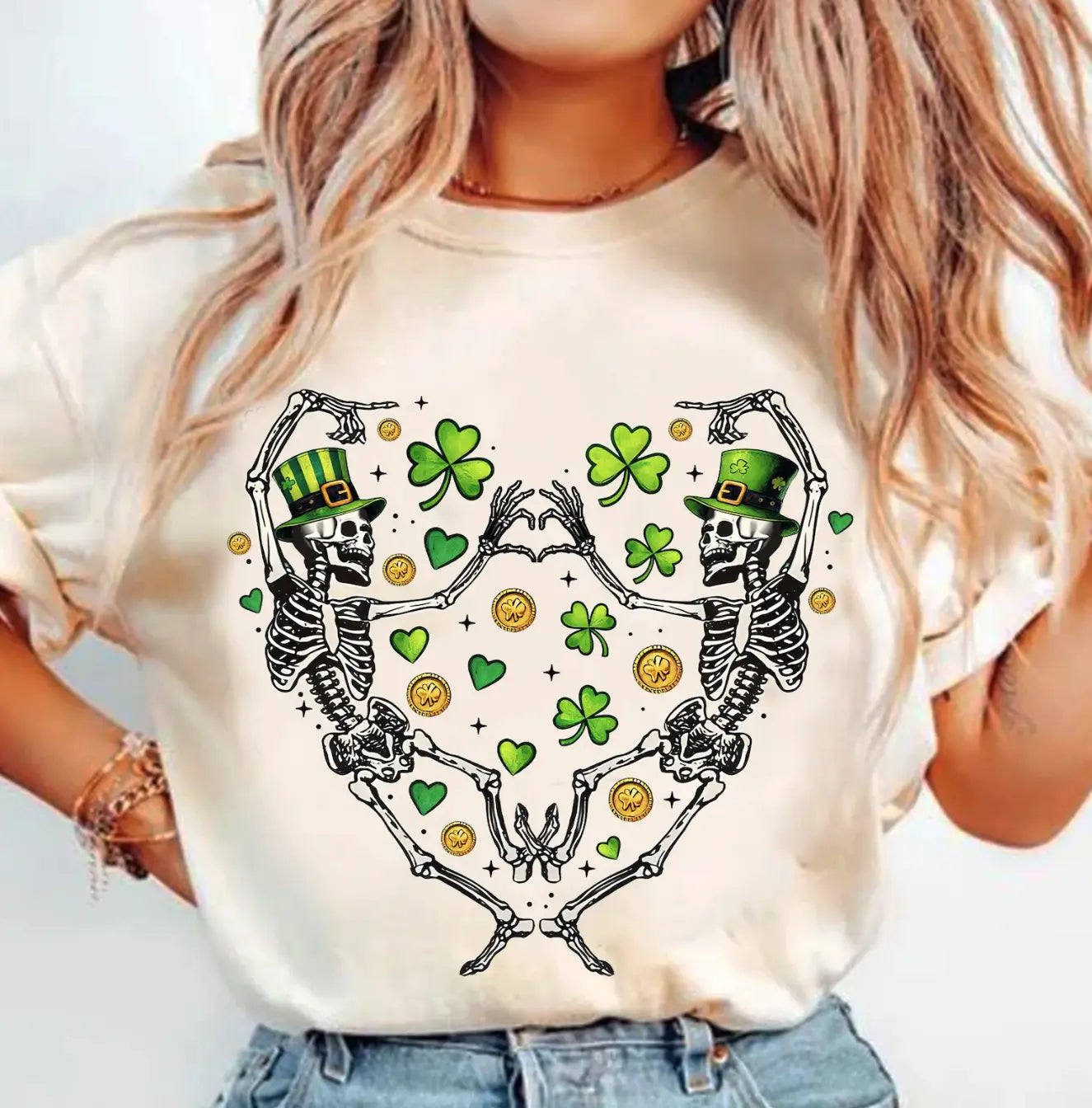 Skeleton Dancing St. Patrick's Day brandedbybarta