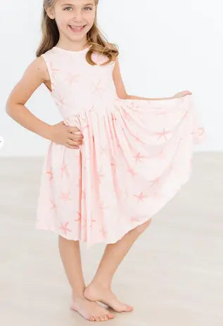 Starfish Tank Twirl Dress Rufflеѕ & Bоwtіеѕ - Affordable Boys & Girls Clothing