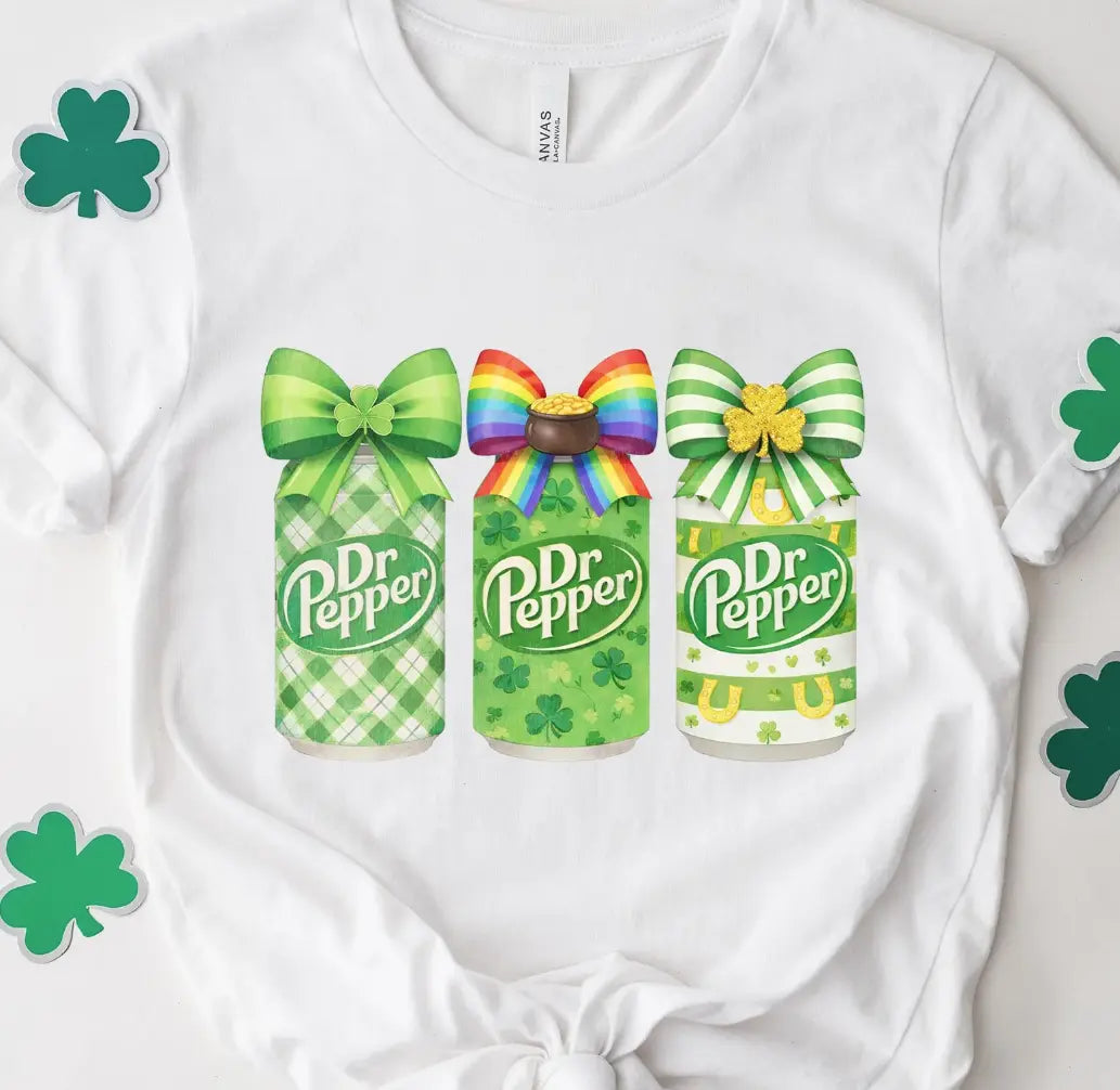 St. Patrick's Theme Dr Pepper brandedbybarta