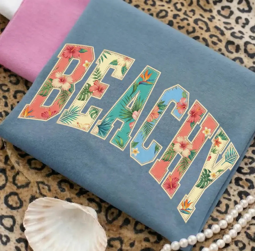 Summer Patchwork Floral Beachy brandedbybarta