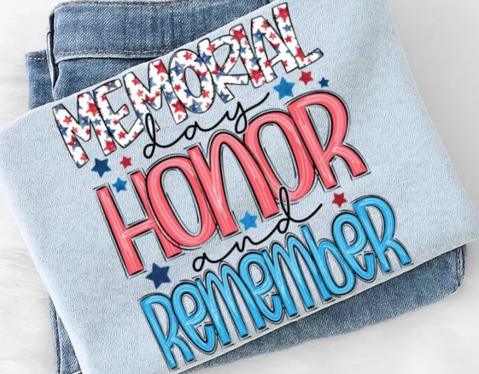 Memorial Day Honor And Remember brandedbybarta