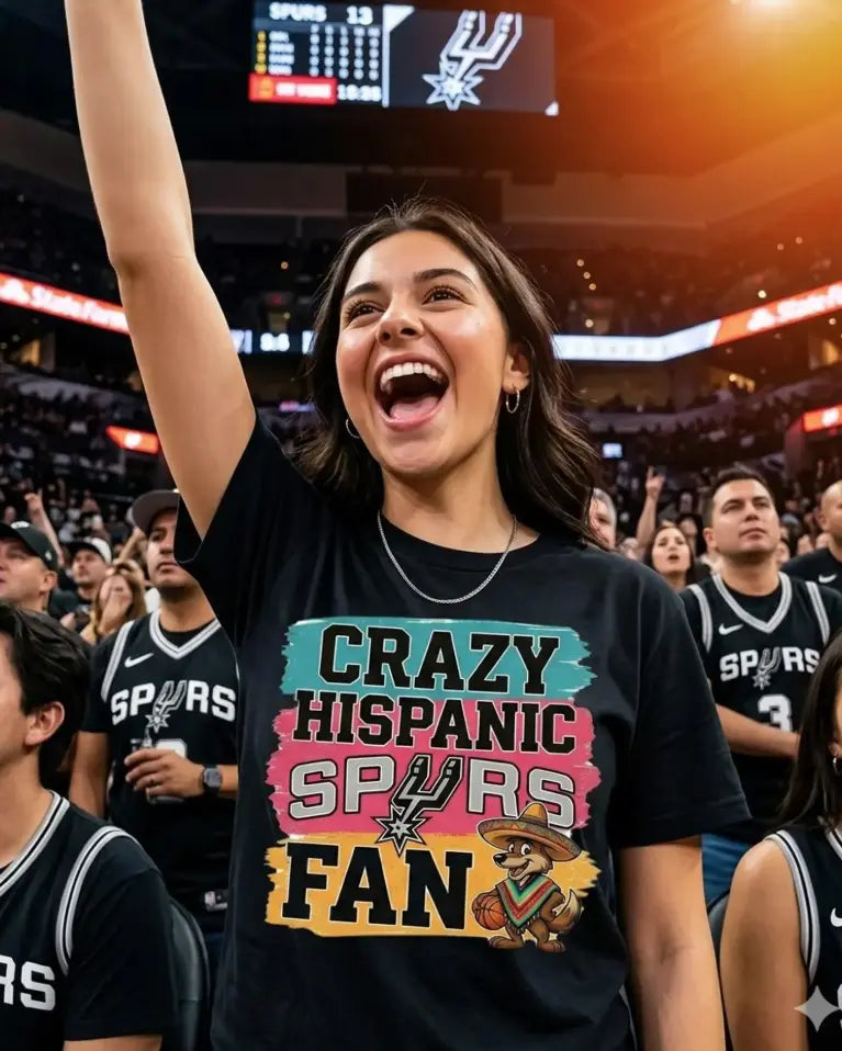 Crazy Hispanic Spurs Fan brandedbybarta