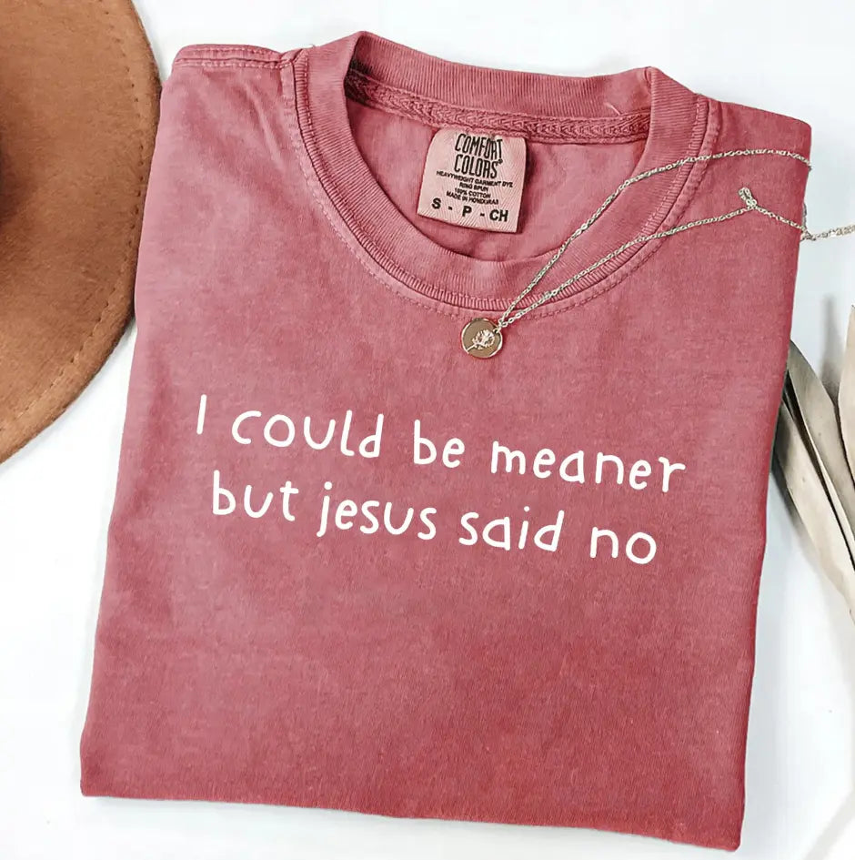 I Could Be Meaner But Jesus Said No brandedbybarta