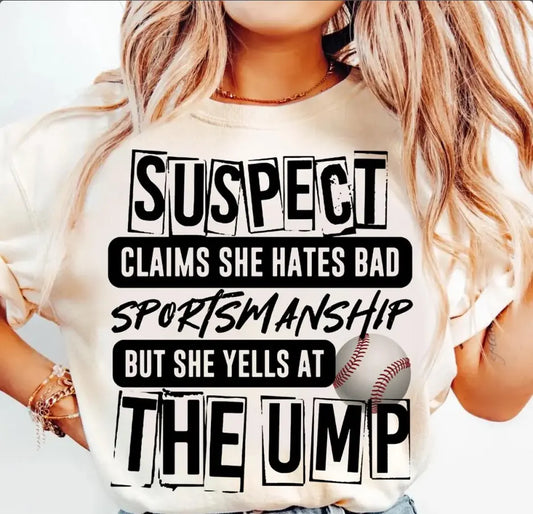 Suspect yells at ump baseball - Branded By Barta