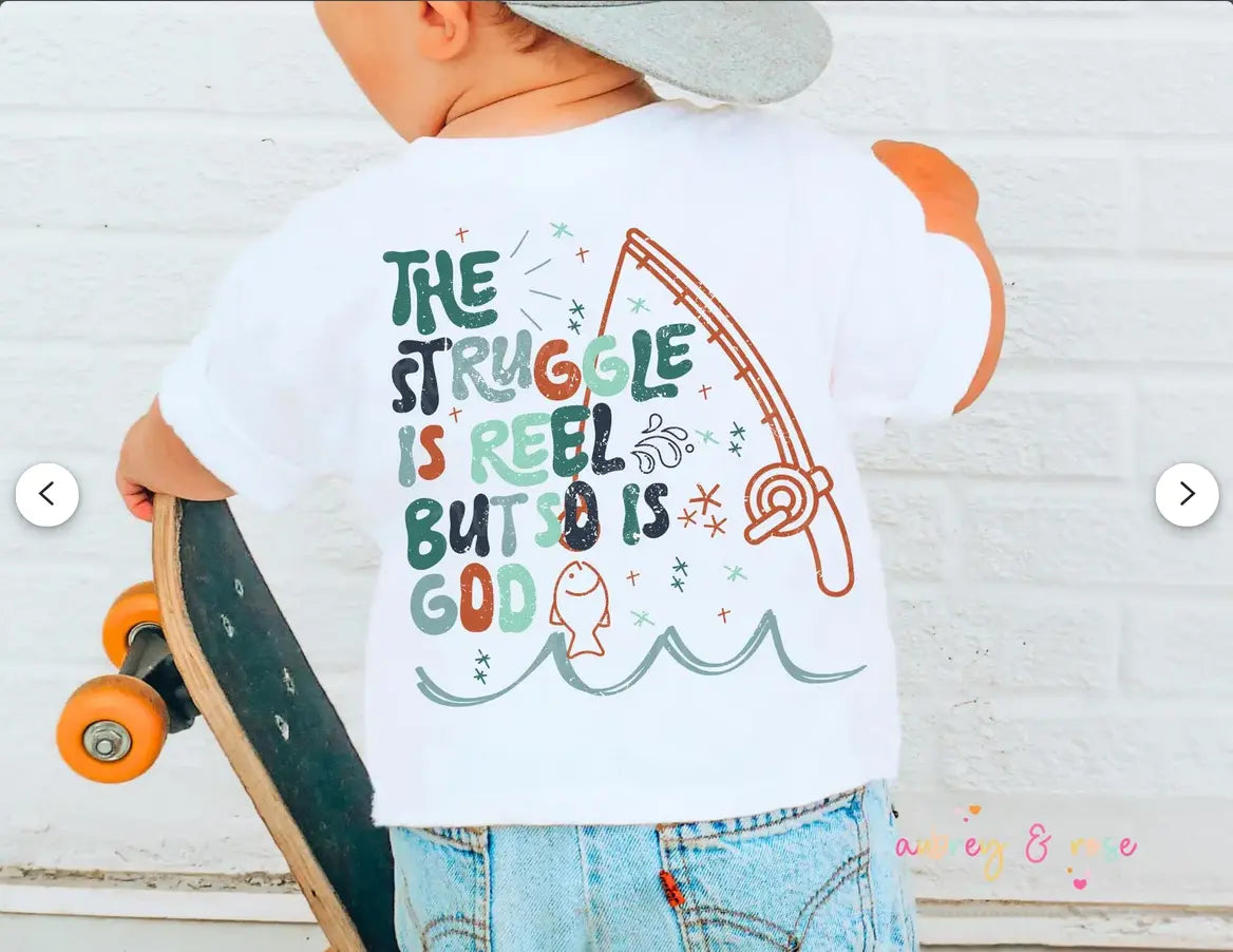 The struggle is reel but so is god - Branded By Barta