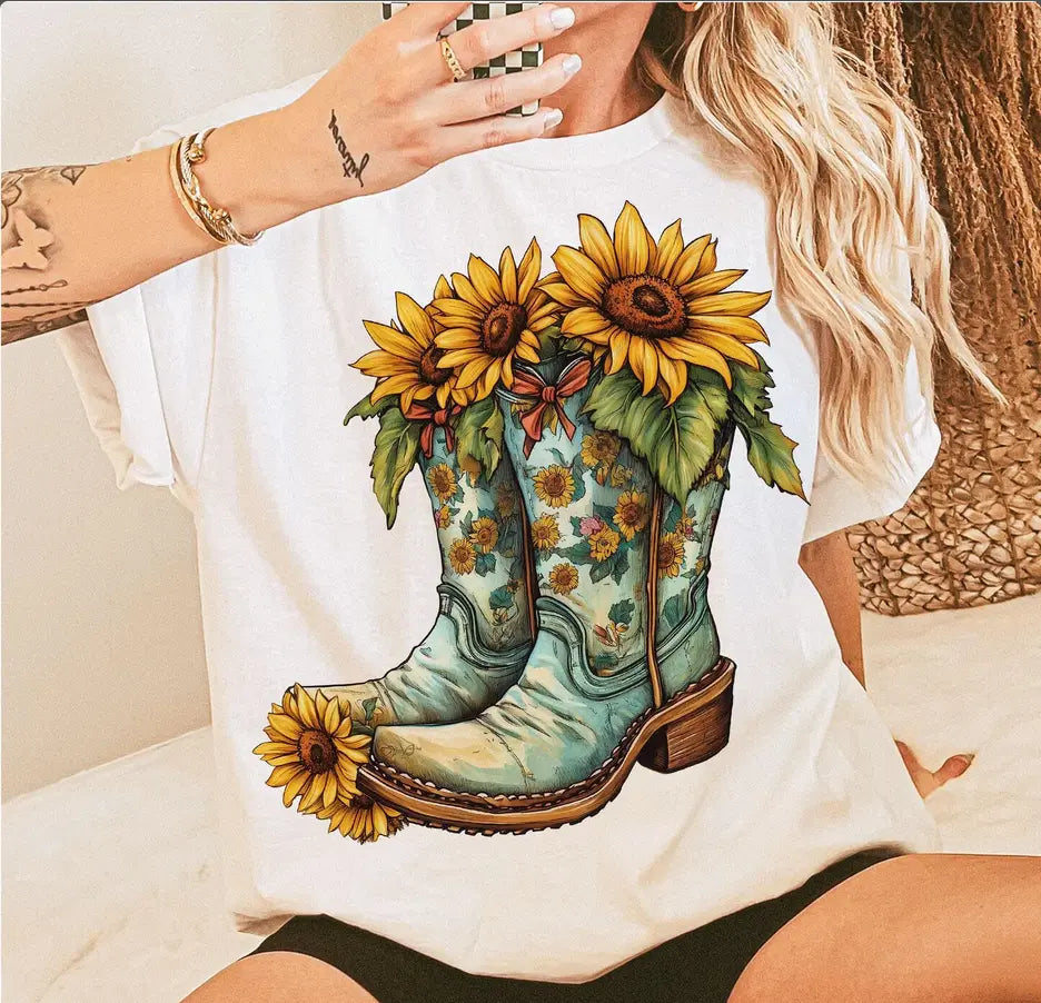 Sunflower boot - Branded By Barta