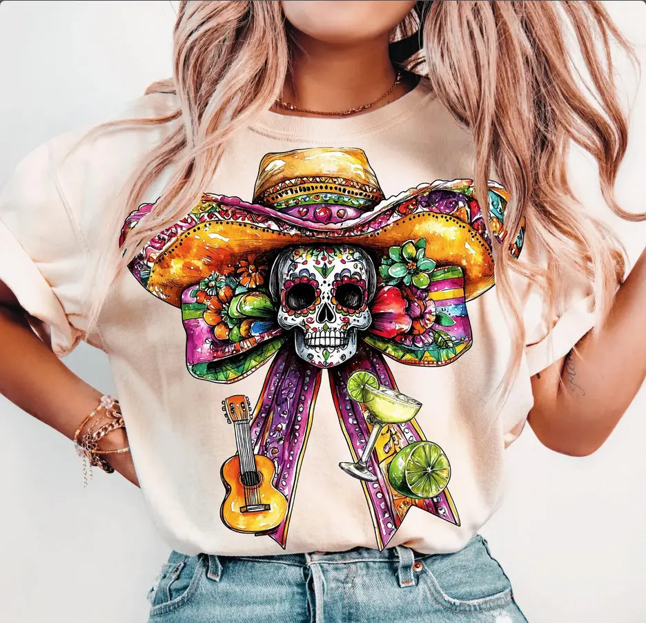 Fiesta skeleton Bow - Branded By Barta