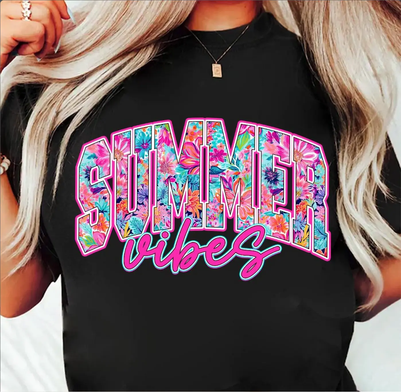 Summer Vibes Neons Pink brandedbybarta