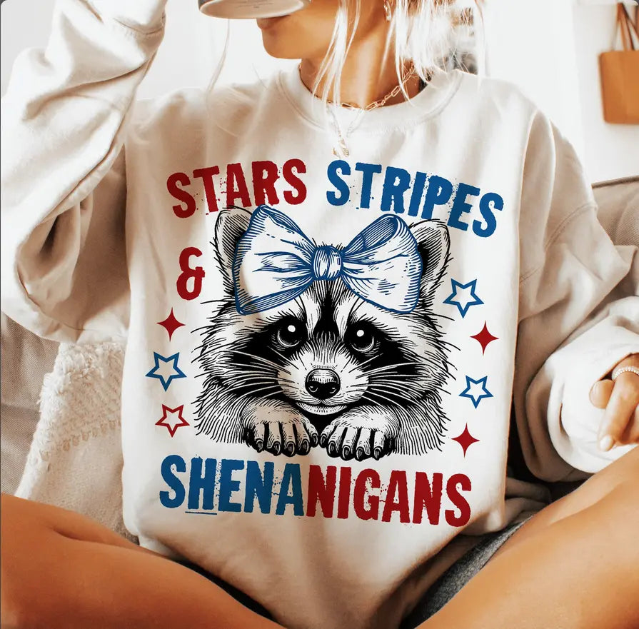 Stars Stripes Racoon brandedbybarta