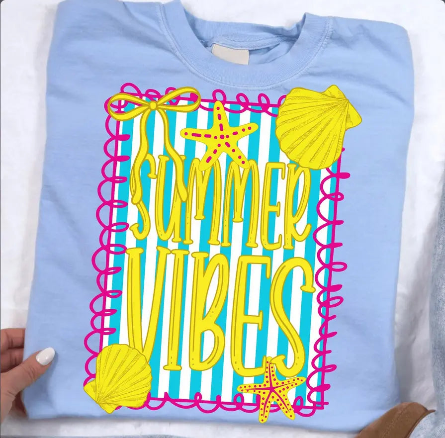 Summer Vibes Pink and Yellow brandedbybarta