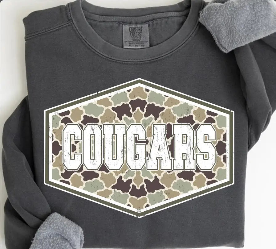 Camo Cougars brandedbybarta