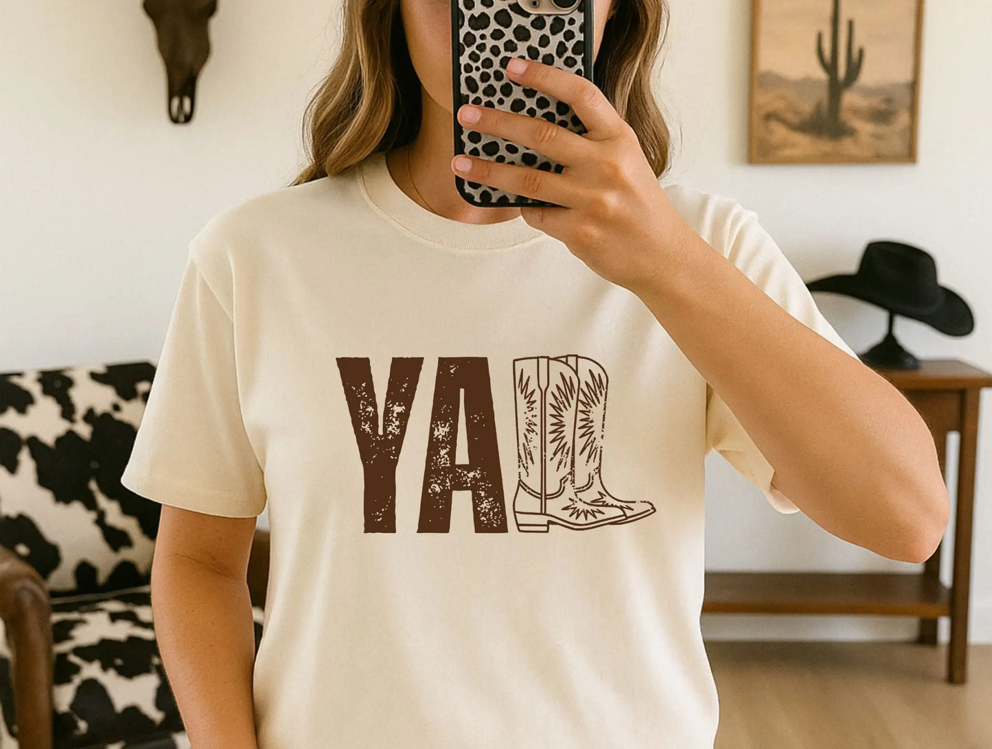 Y’all Boots Western Graphic brandedbybarta