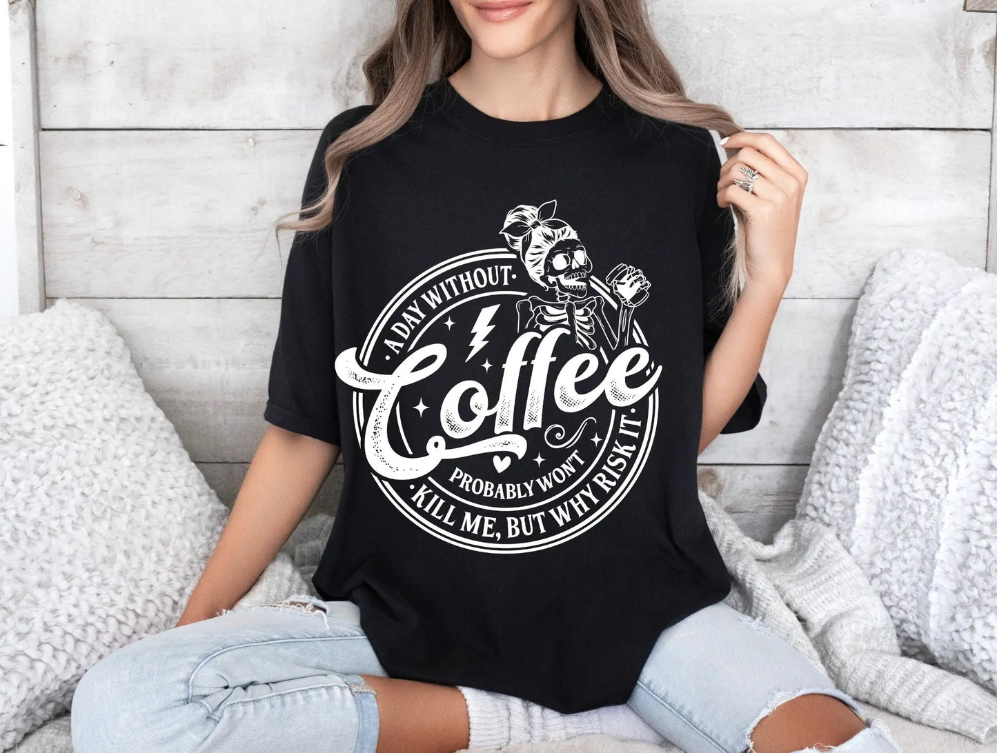 A day without coffee white brandedbybarta