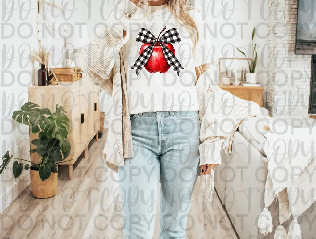 Apple Black & White Checkered - Branded By Barta