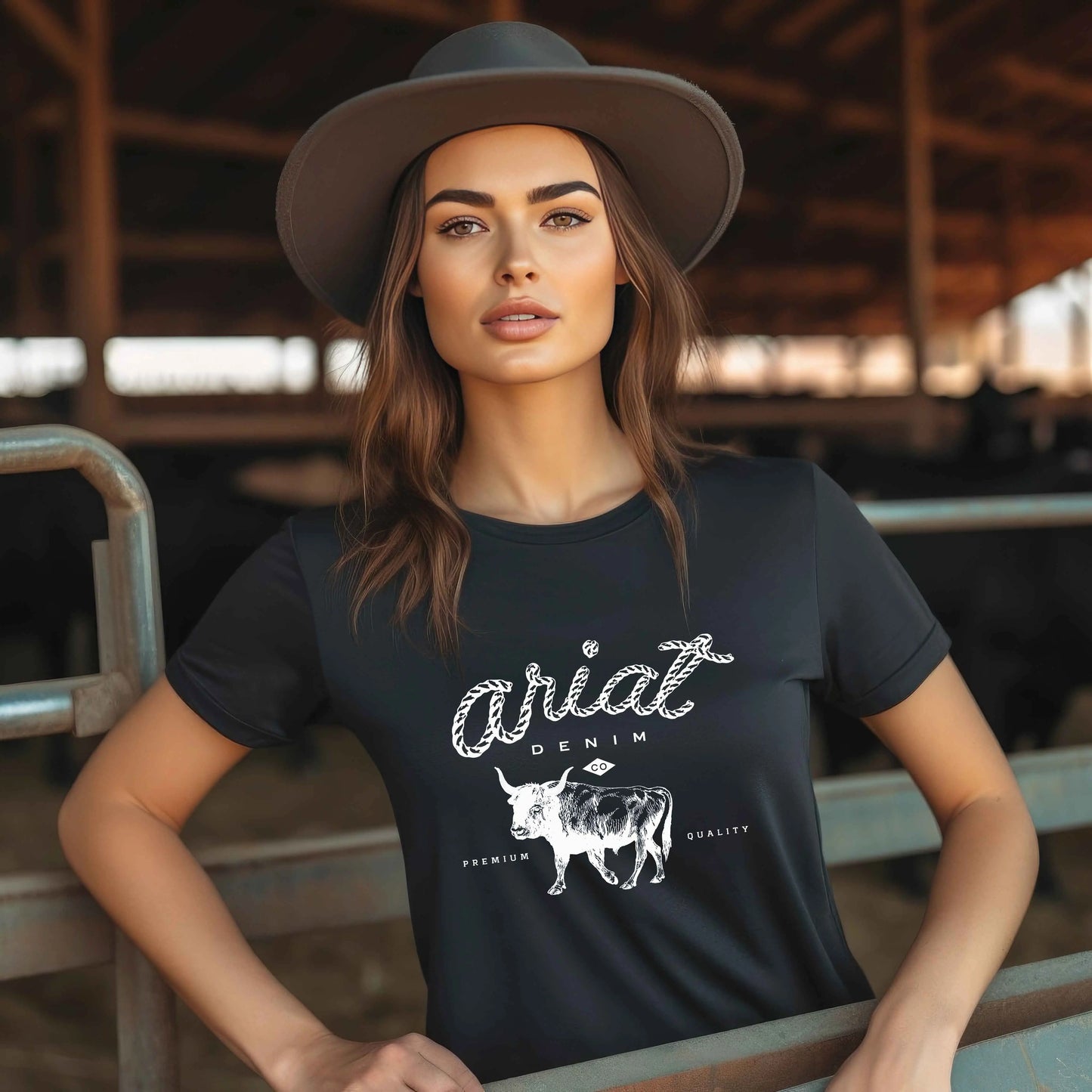 Ariat White DTF - Branded By Barta