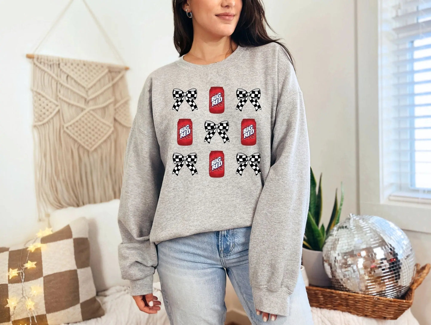 Big red with checkered bow collage - Branded By Barta