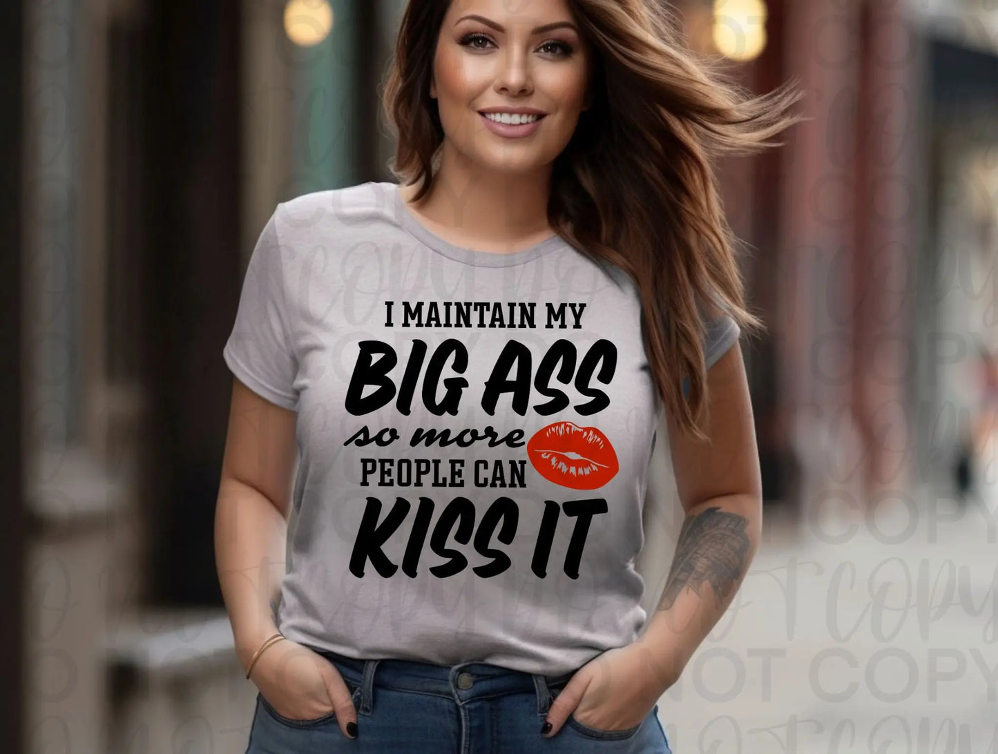 Big ass - kiss it - Branded By Barta