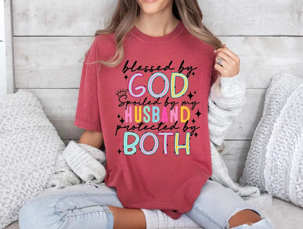 Blessed By God Spoiled By Hubby - Branded By Barta