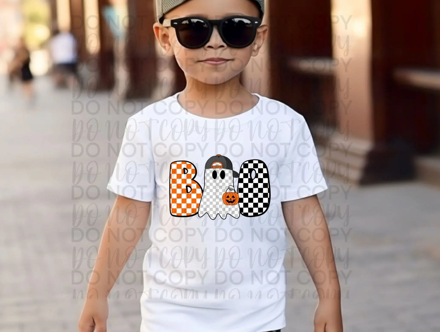 Boo checkered - Branded By Barta