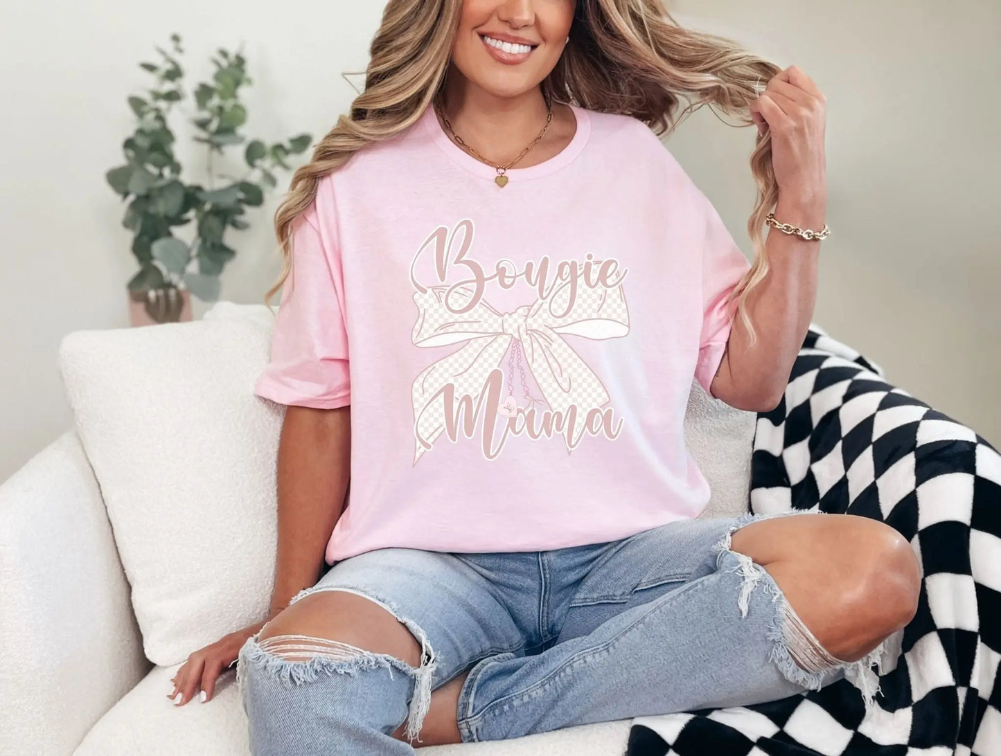 Boujee mama bow - Branded By Barta