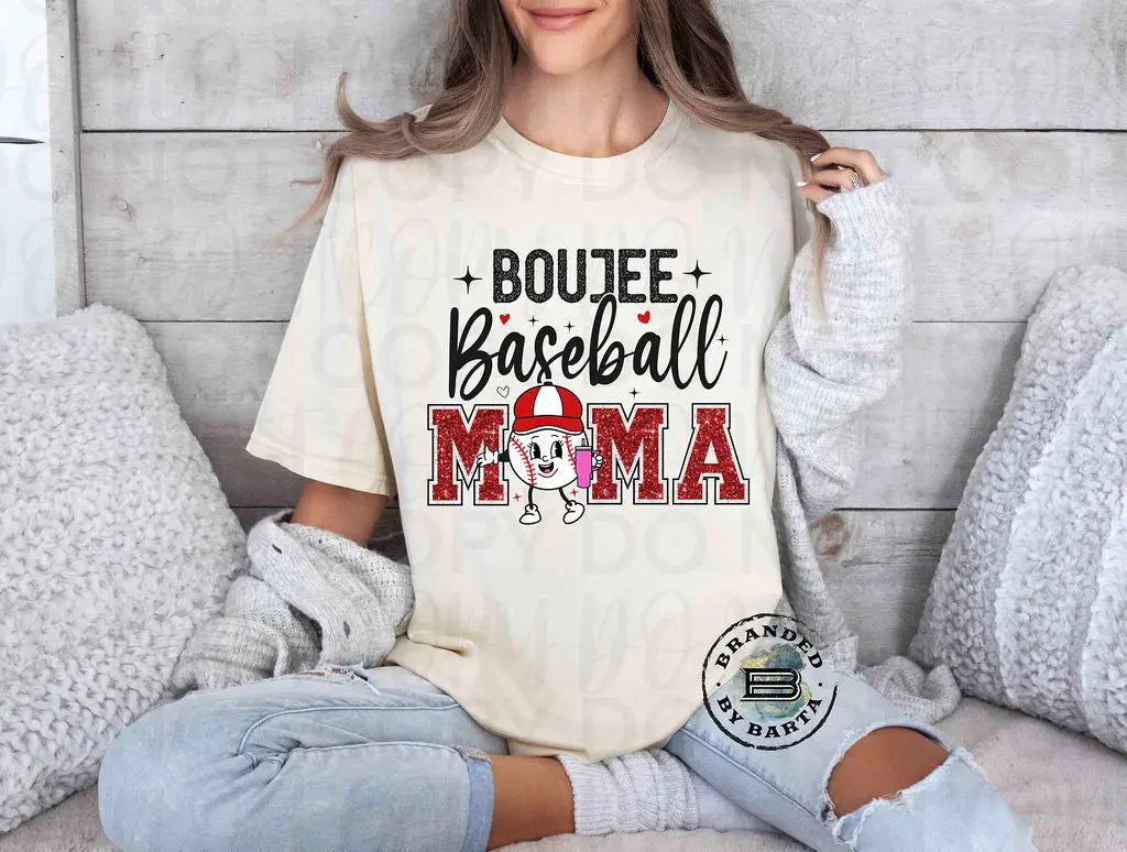 Boujee Baseball Mama - Branded By Barta