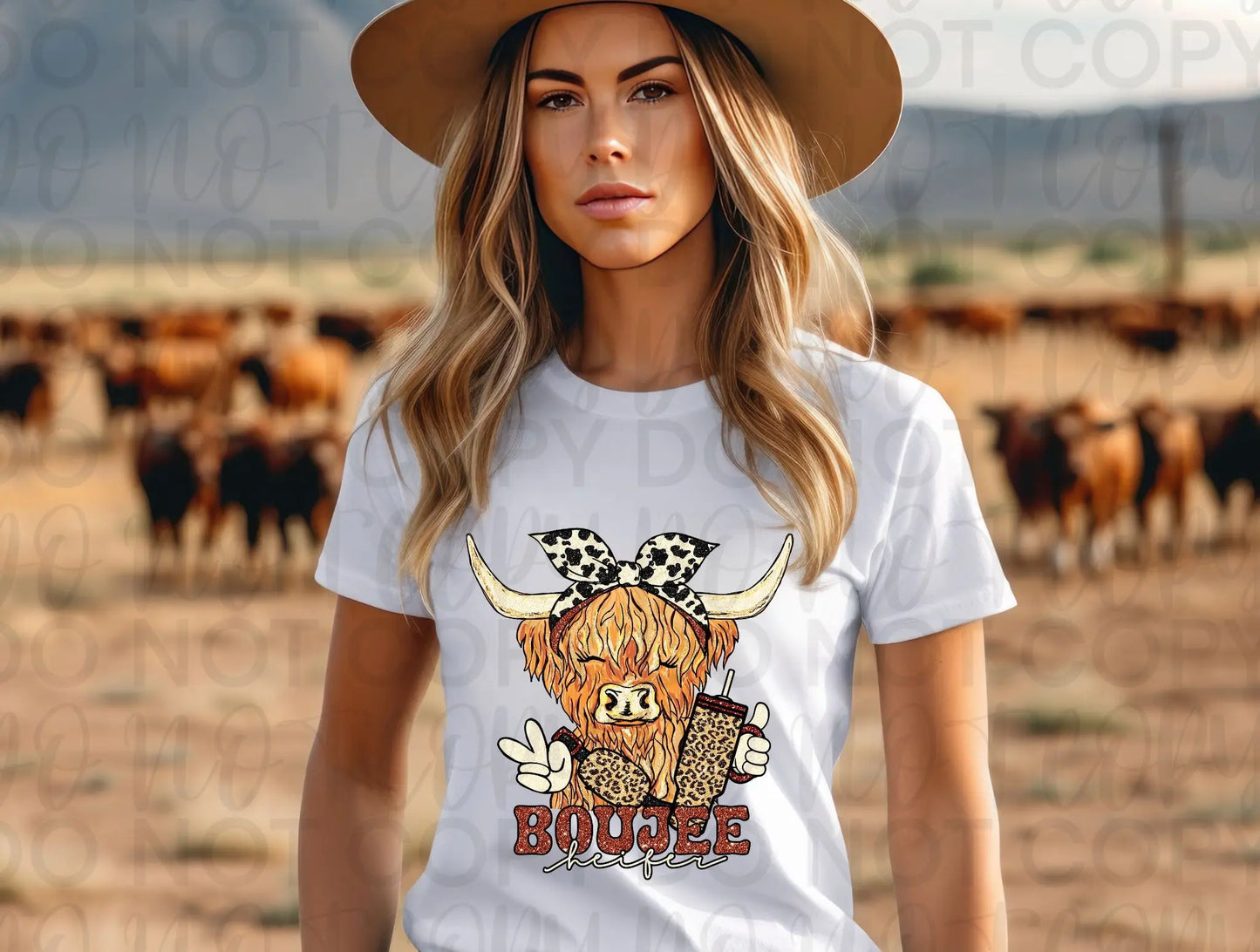 Boujee cow - Branded By Barta