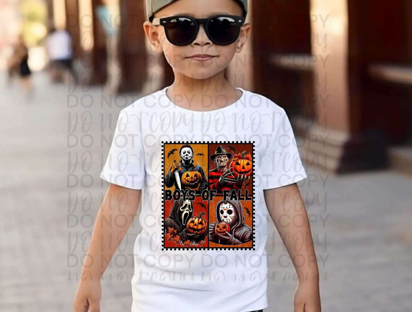 Boys of fall with pumpkin - Branded By Barta