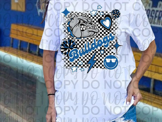 Bulldogs Somerset Checkered Retro - Branded By Barta