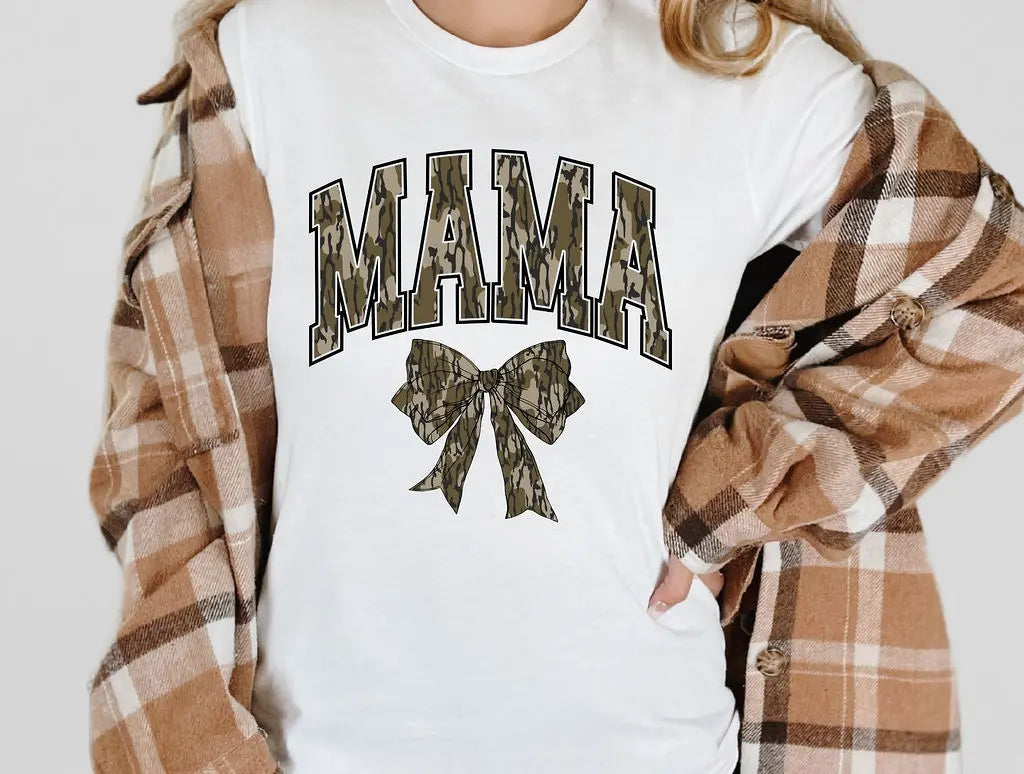 Camo Mama With Bow - Branded By Barta