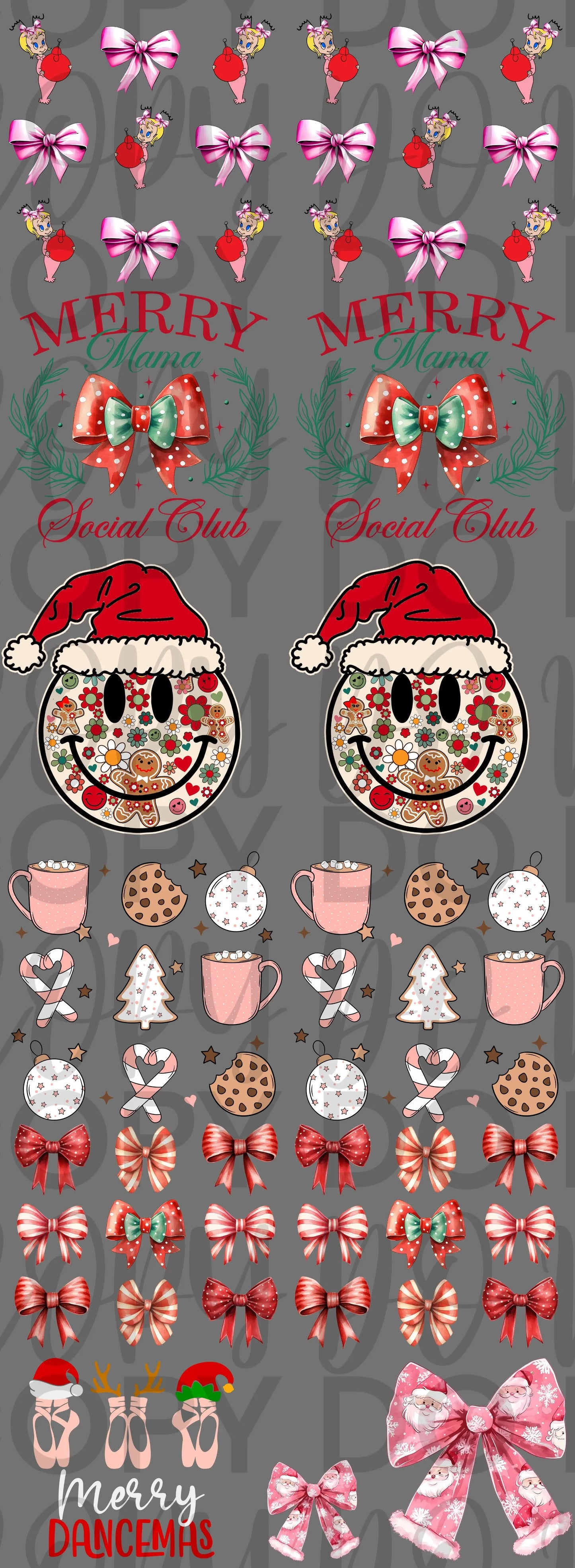 Christmas 1 Pre Made gang sheet