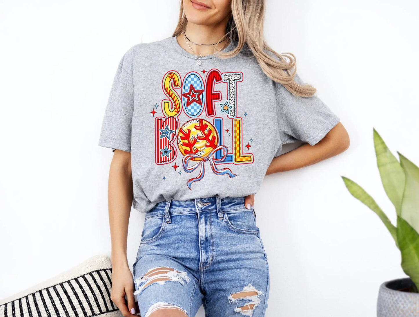 Softball colorfull
