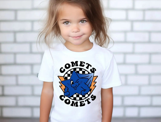 Comets checkered star - Branded By Barta