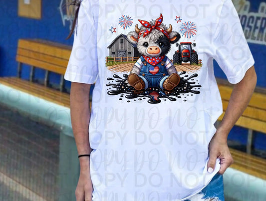 Cow patriotic farm - Branded By Barta