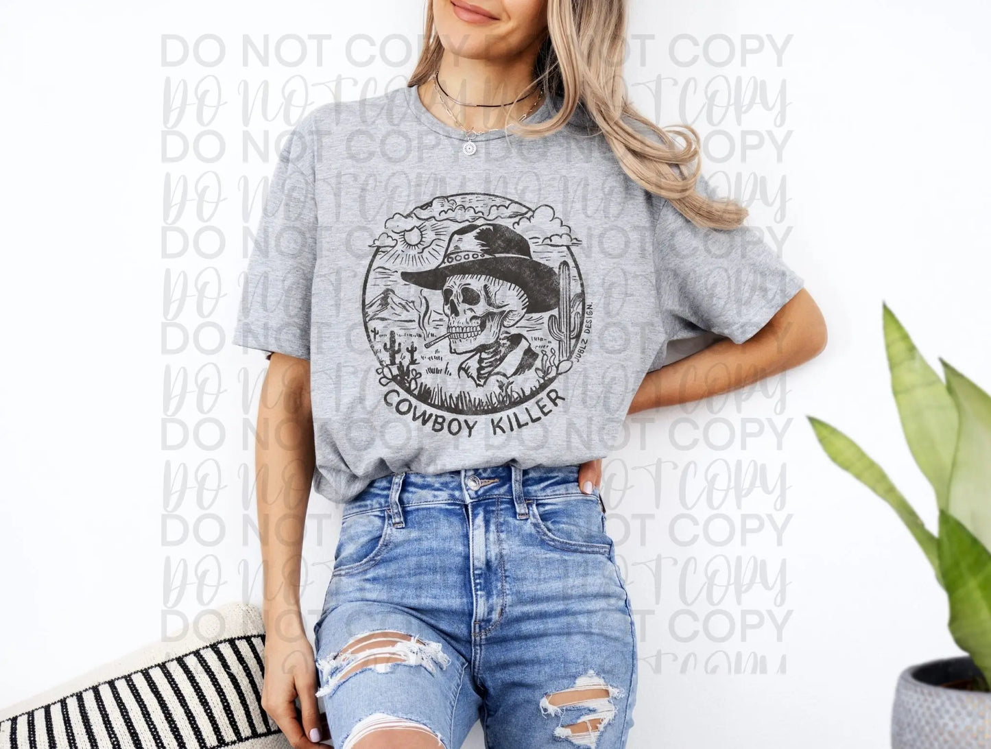 Cowboy killer skeleton - Branded By Barta