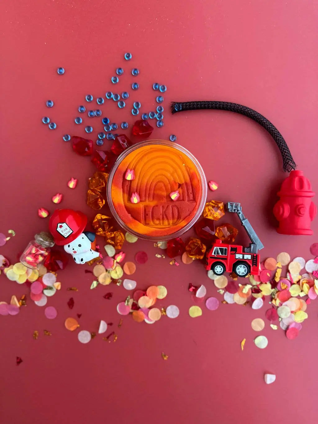 Fire Station KidDough Play Kit Earth Grown KidDoughs (KidDoughs by EGKD)