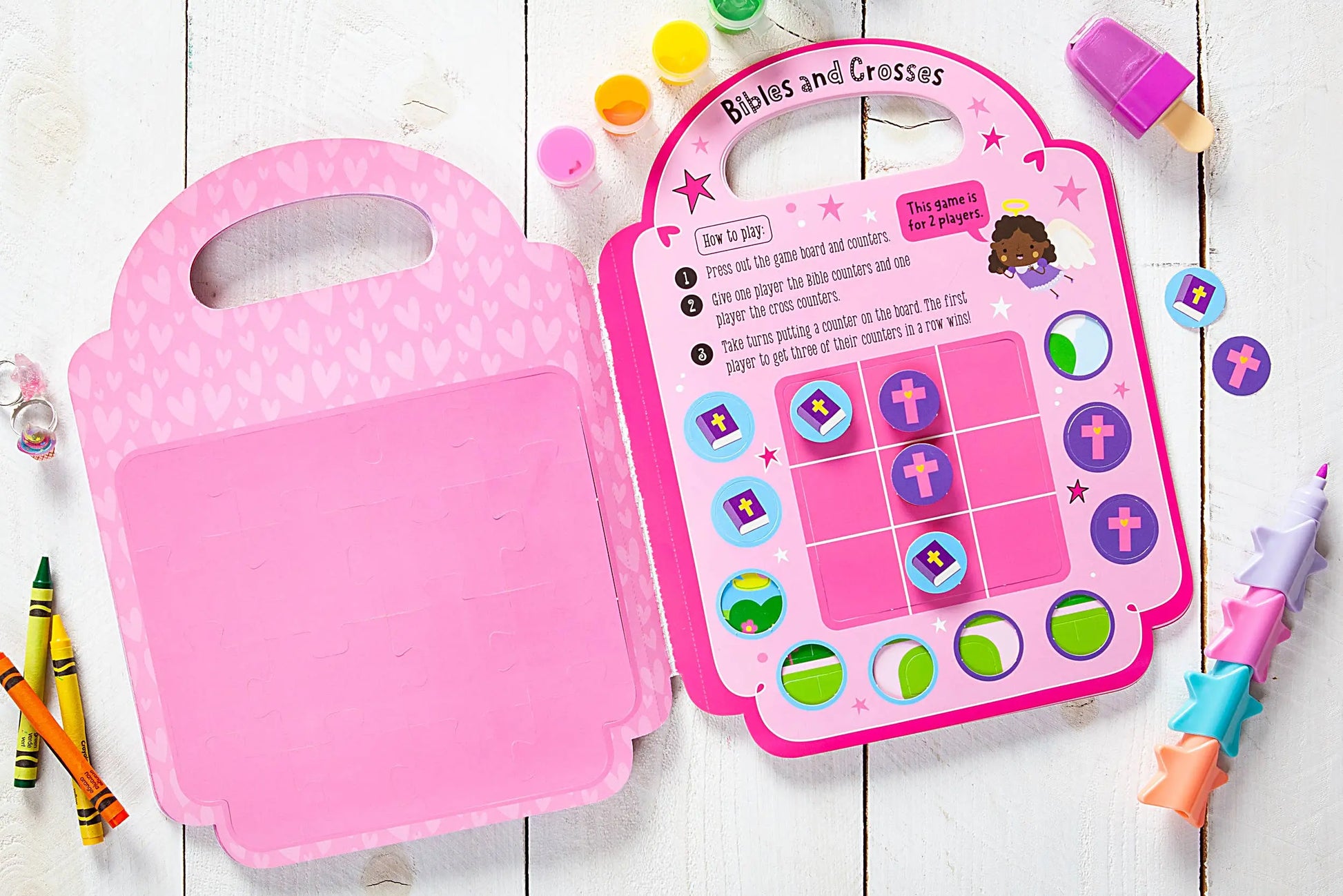 My Pretty Pink Bible Activity Book (Easter Basket Ideas) - Branded By Barta